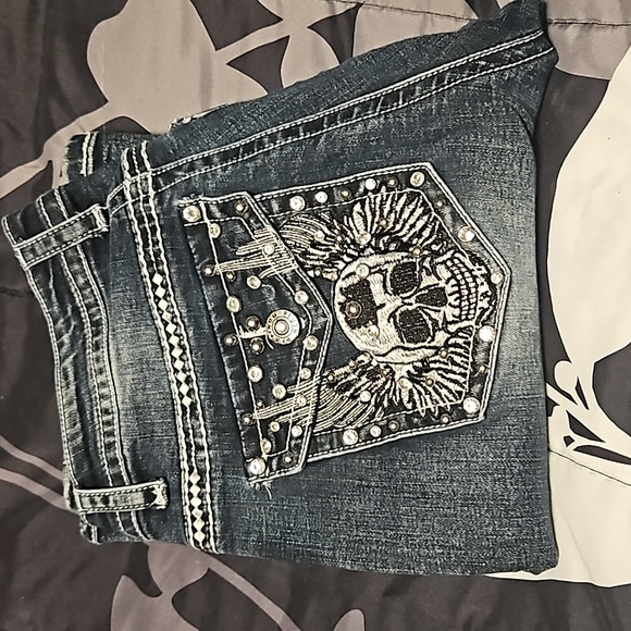 A pair of boot-cut  Platinum Plush jeans - Picture 10 of 11